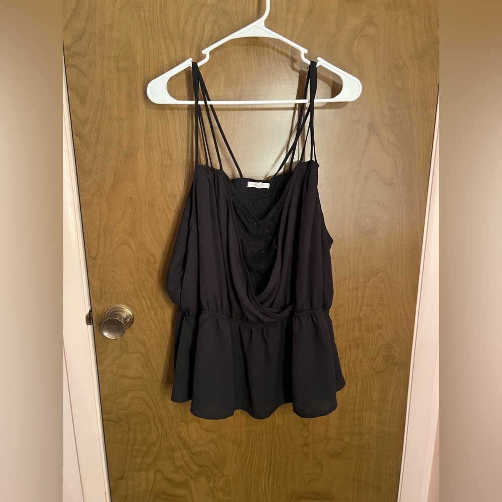 Maurices Elegant Black Women's Top size 3X